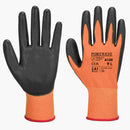 Polyester PU Palm Glove