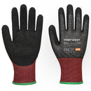 Nylon CS Cut Latex Safety Glove Black