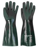 Double dipped PVC gauntlet with sandy palm 45cm