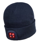 Rechargeable Twin LED Beanie