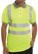 BSEEN Polo SY Stylish Reflective Shirt for Medium Size Visibility and Safety