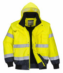 Hi-Vis 3-in-1 Contrast Bomber Jacket