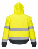 Hi-Vis 2-in-1 Contrast Bomber Jacket