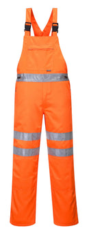 Hi-Vis Polycotton Service Bib and Brace