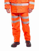 Hi-Vis Breathable Rain Trousers