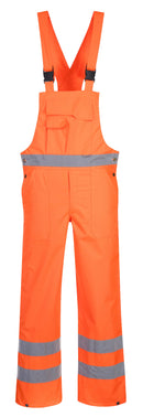 Hi-Vis Breathable Rain Bib and Brace