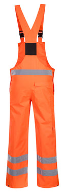 Hi-Vis Breathable Rain Bib and Brace