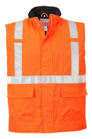 Bizflame Rain Hi-Vis Anti-static FR Bodywarmer