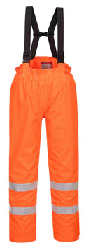 Bizflame Rain Lined Hi-Vis Antistatic FR Trousers