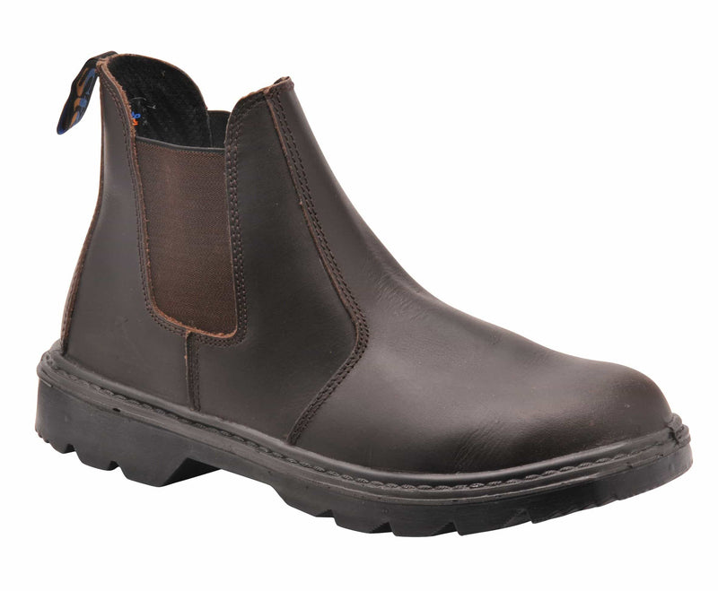 Semi-Grain Leather / Crazy Horse Leather Dealer Boot S1P