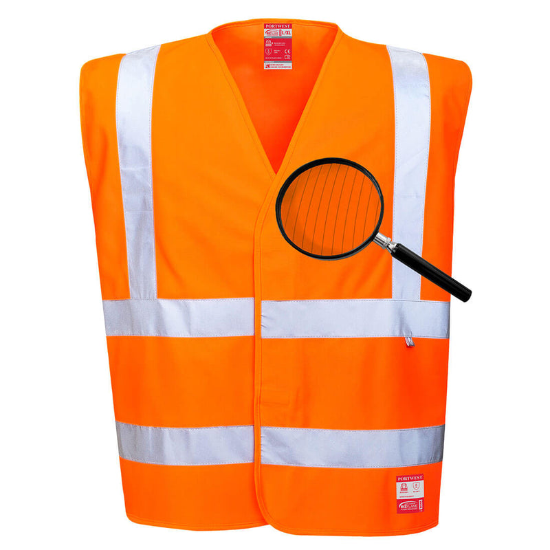 Hi-Vis Anti Static Vest - Flame Resistant