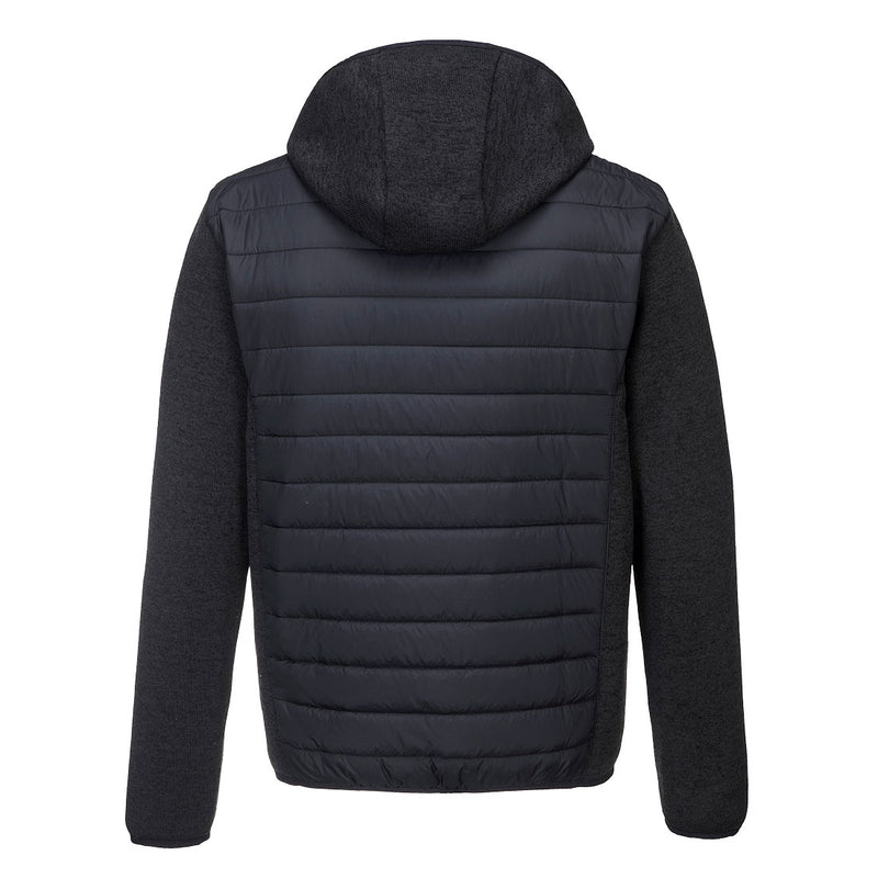 Hybrid Baffle Jacket Grey Marl