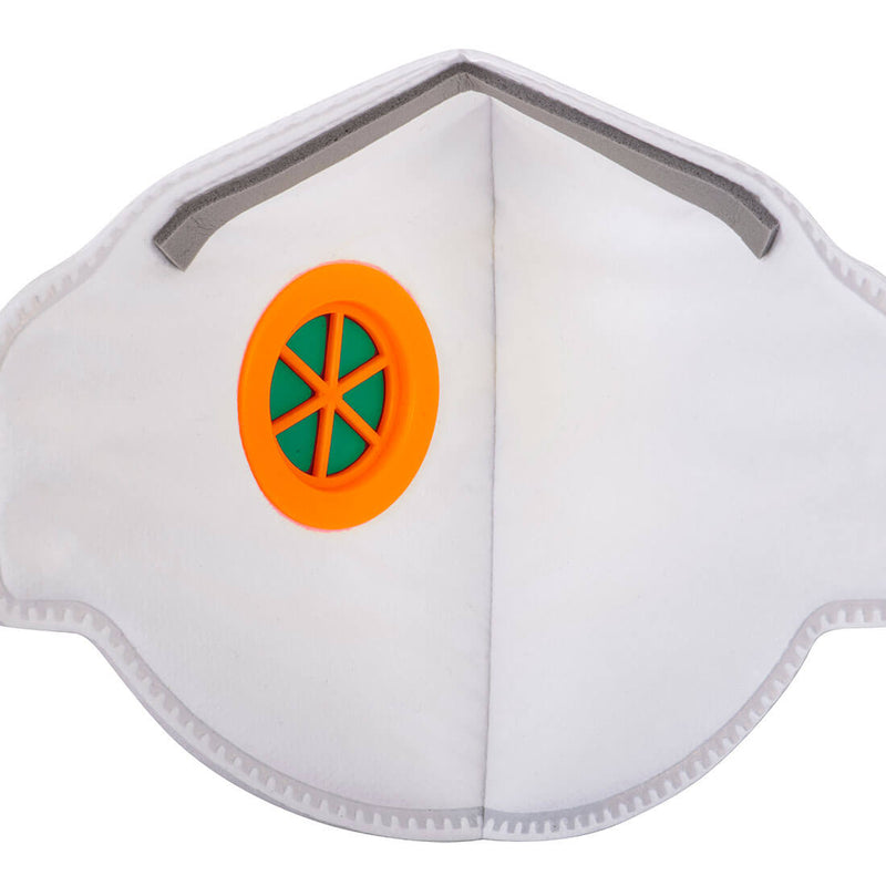 Valved Dolomite Fold Flat Respirator Vertical Fold-Flat