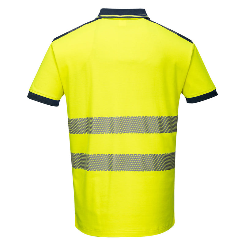 Hi-Vis Premium Cotton Comfort Polo Shirt S/S