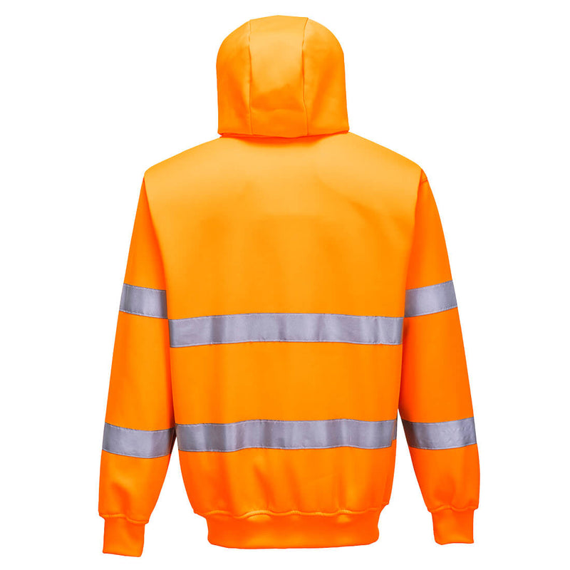 Hi-Vis Zipped Hoodie