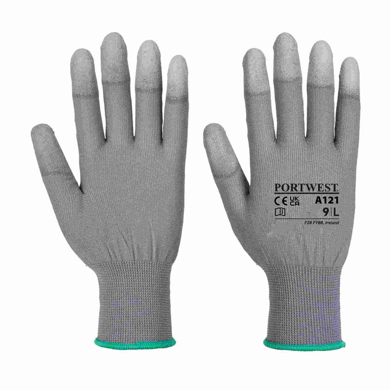 Polyester PU Fingertip Glove