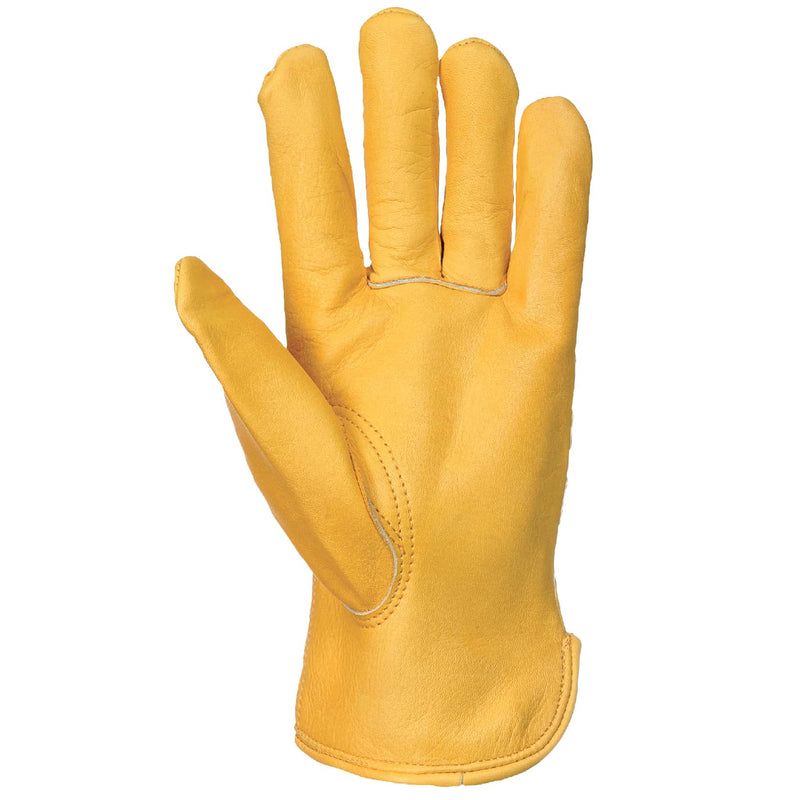 Full-Grain Leather Lined Driver Glove