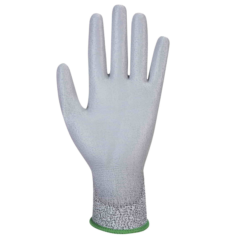 Polyester LR Cut PU Palm Glove