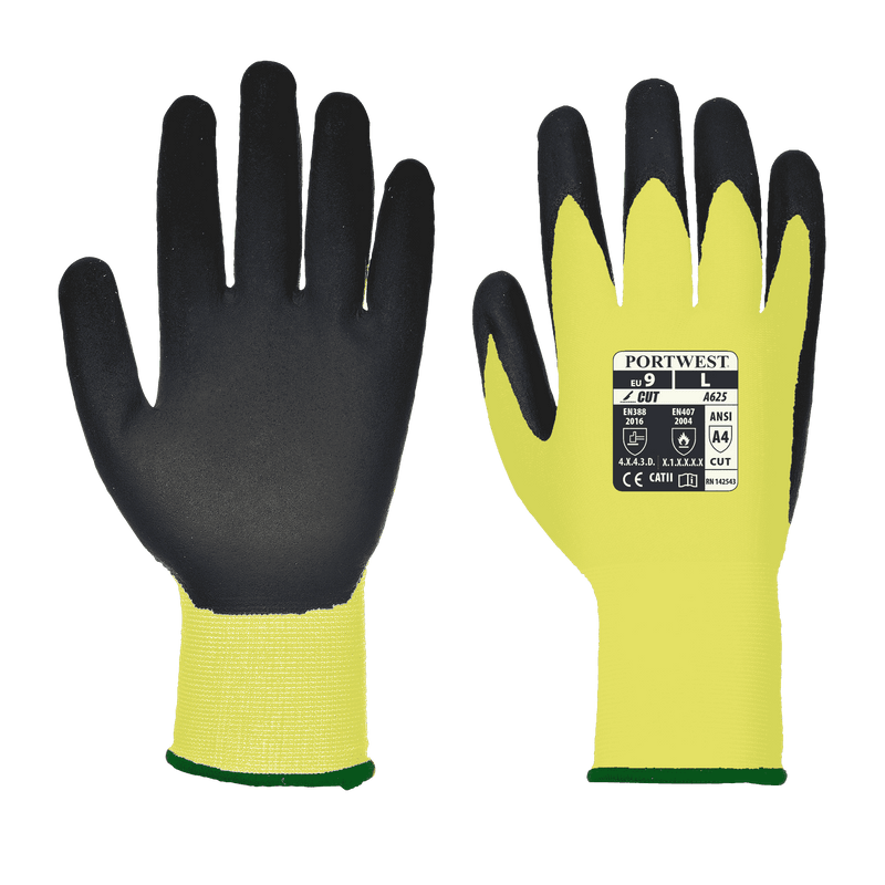 Polyester Vis-Tex Cut Resistant Glove - PU