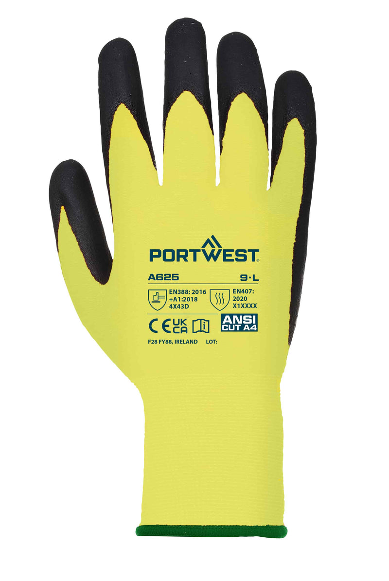 Polyester Vis-Tex Cut Resistant Glove - PU