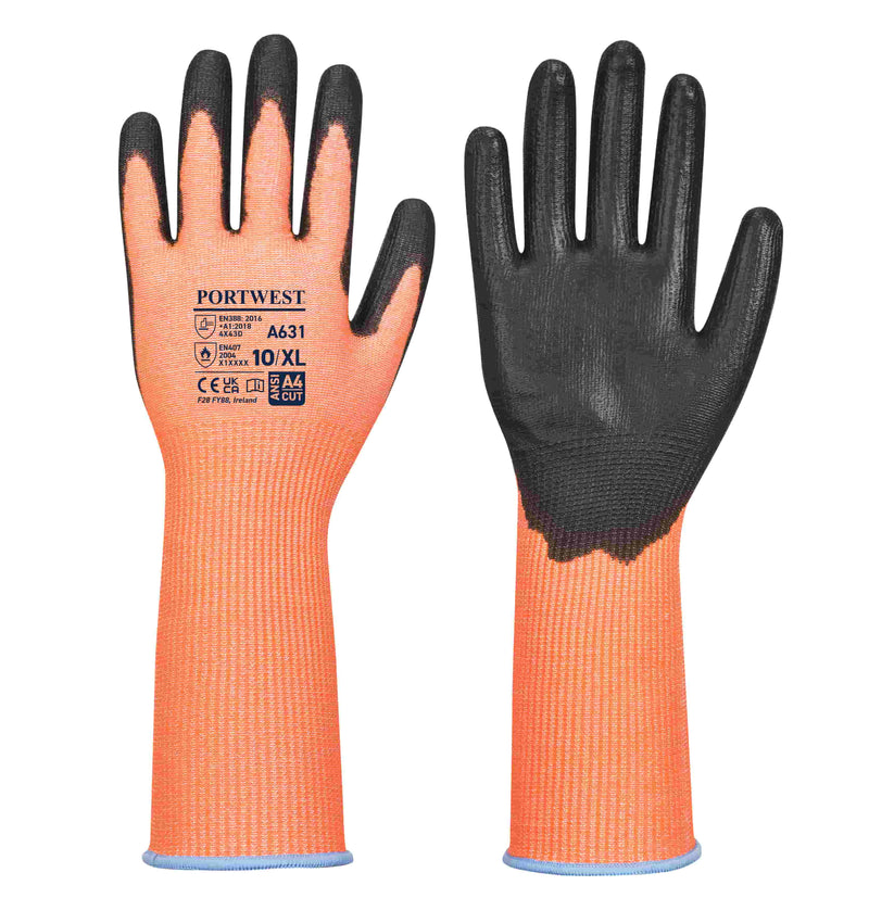 Steel Fibre Vis-Tex Cut Glove Long Cuff