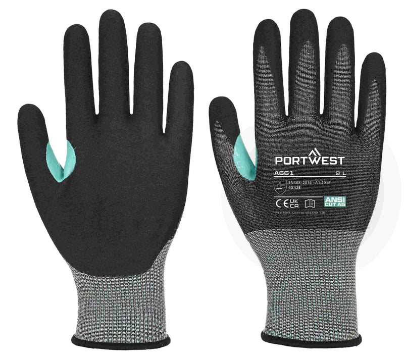 Nylon CS Cut Nitrile Leather Glove