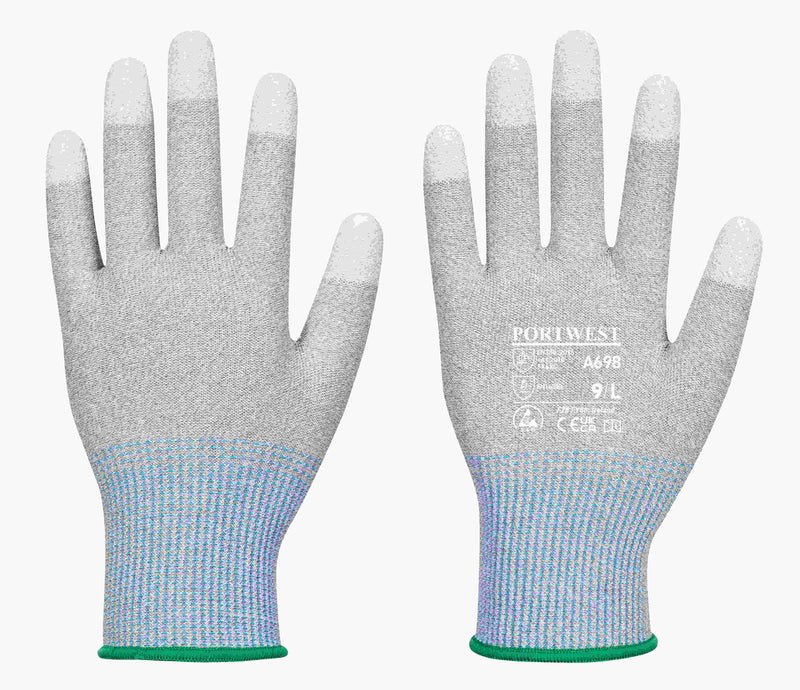 ESD PU Fingertip Glove (Pk12)