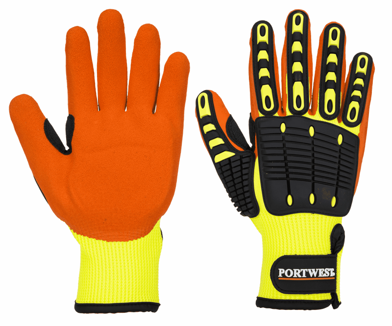 Polyester Anti Impact Grip Glove