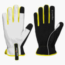 Nylon Winter Glove - Black/Yellow