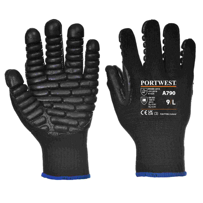 Polyester Anti Vibration Glove