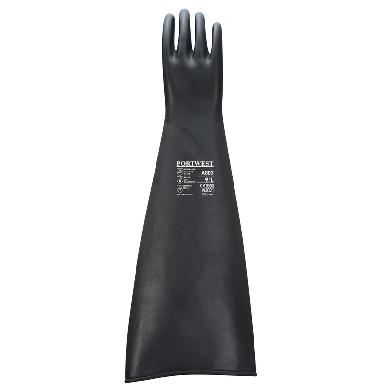 Heavyweight Latex Rubber Gauntlet 600mm