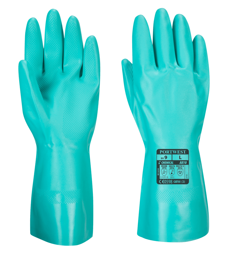 Nitrile Nitrosafe Chemical resistant Gauntlet