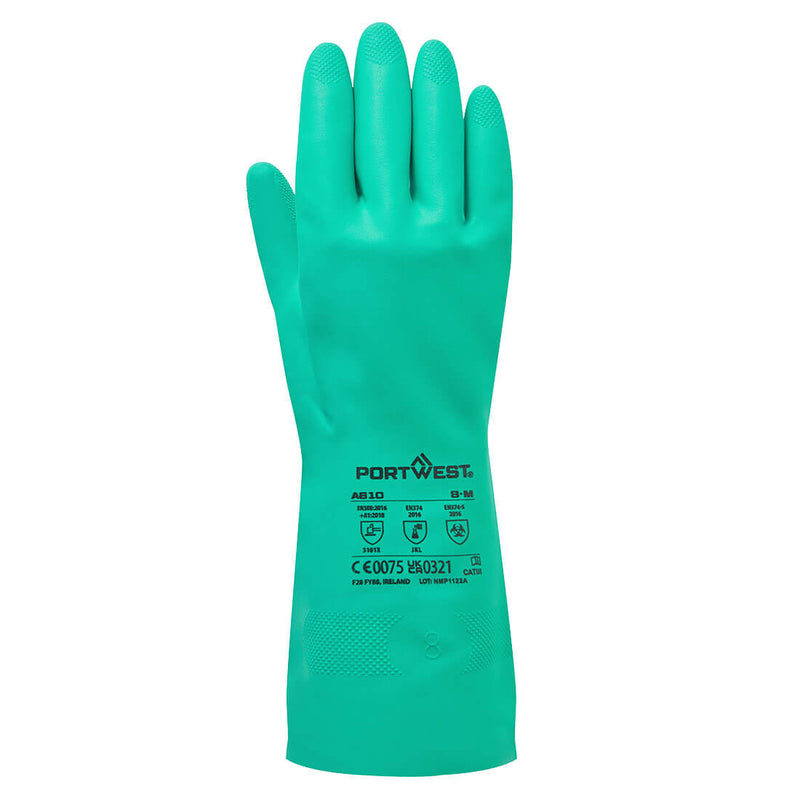 Nitrile Nitrosafe Chemical resistant Gauntlet