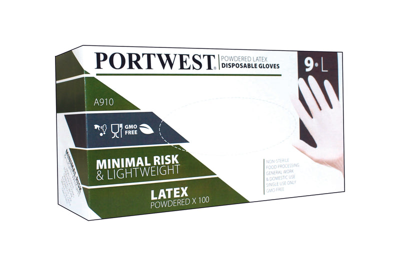 Powdered Latex Disposable Glove (Pk100)