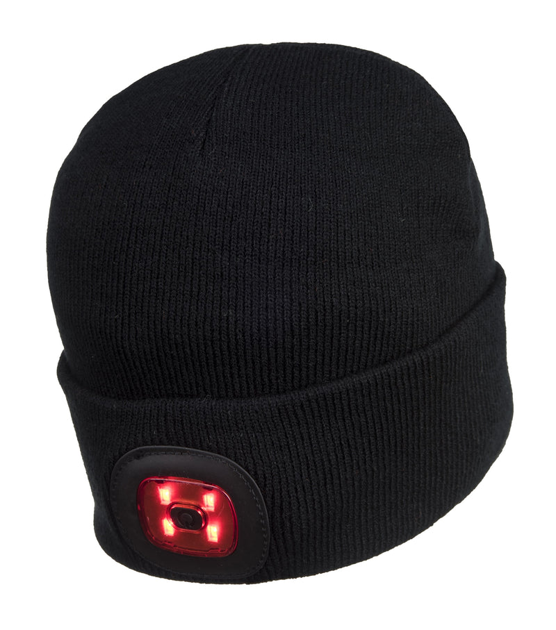 Rechargeable Twin LED Beanie