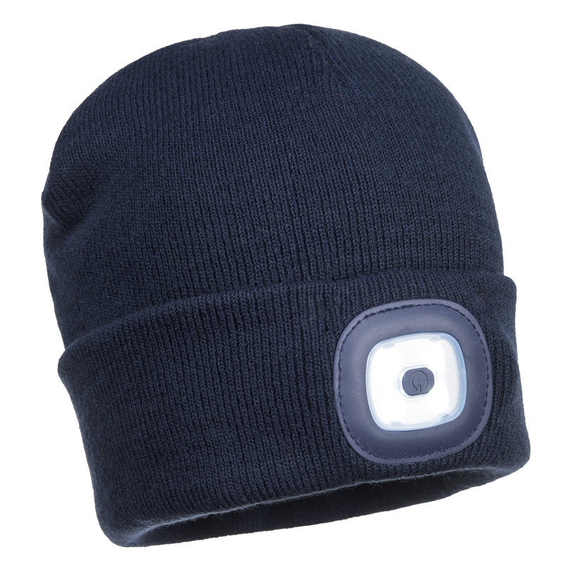 Rechargeable Twin LED Beanie