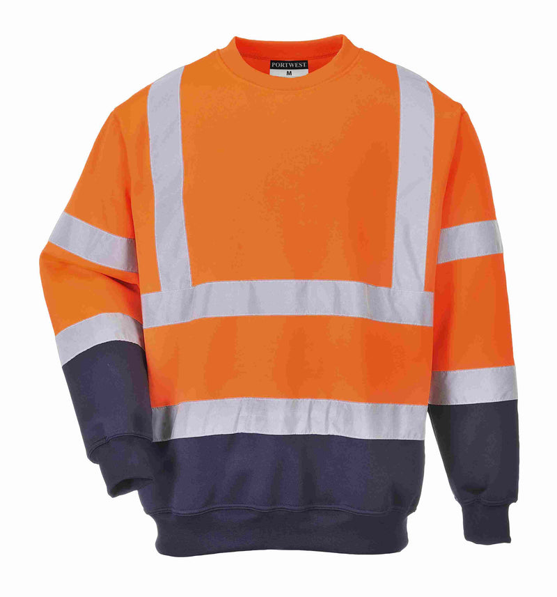 Hi-Vis Contrast Sweatshirt