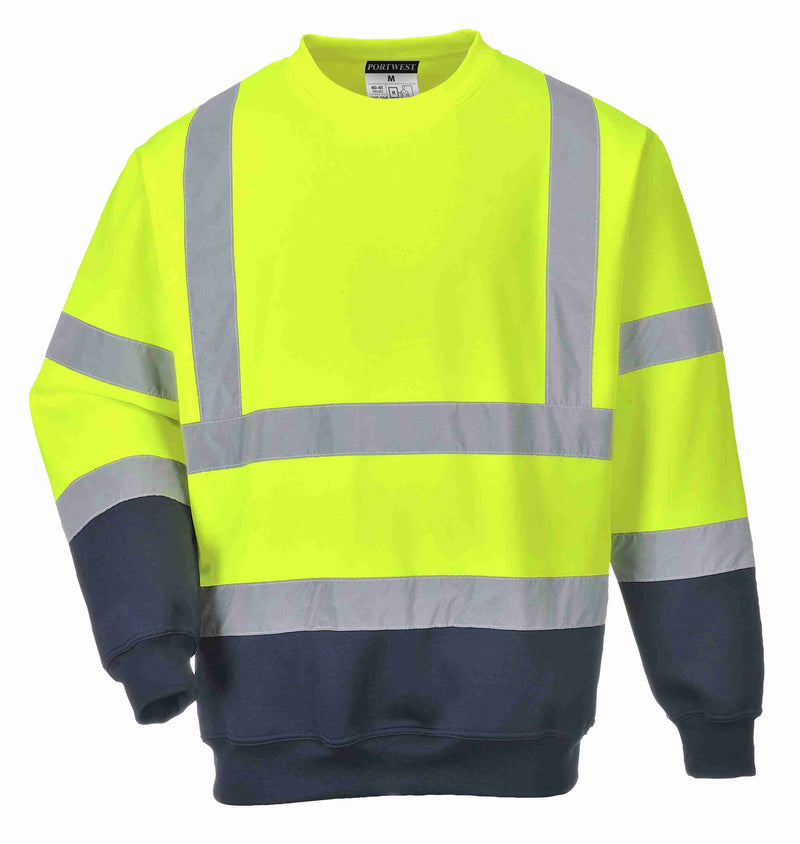 Hi-Vis Contrast Sweatshirt