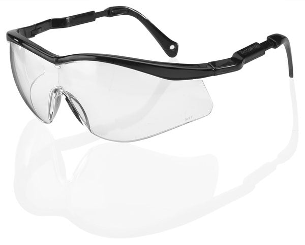 B-Brand Colorado Anti-Mist Safety Glasses - Clear Lens, Scratch-Resistant, UV Protection