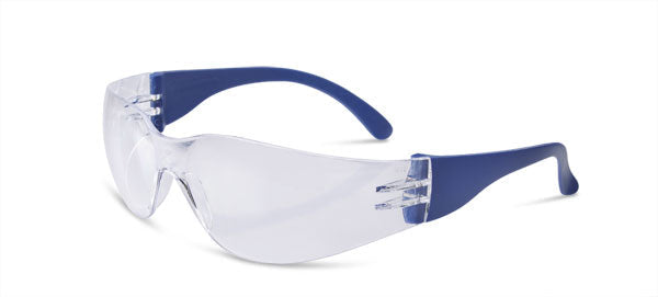 B-Brand Everson Safety Glasses Clear Lens - Impact Resistant, UV Protection, Comfort Fit