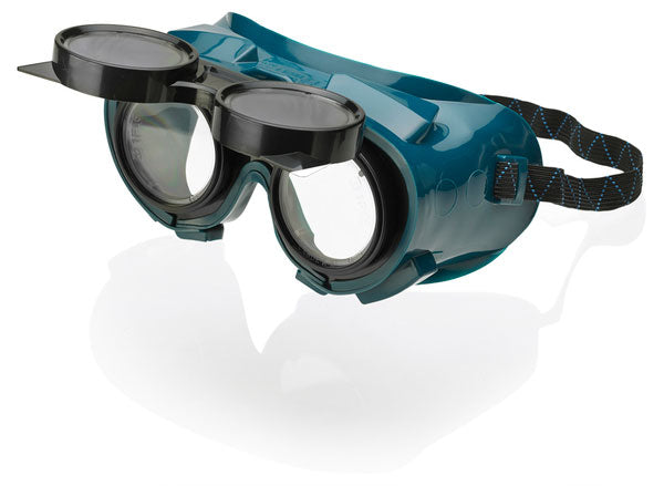 B-Brand Flip Front Welding Goggle - Impact Resistant, UV Protection, Adjustable Fit