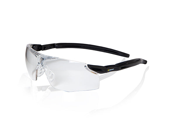 H50 Clear Lens Anti-Fog Safety Glasses with Ergo Temple - Impact Resistant, UV Protection