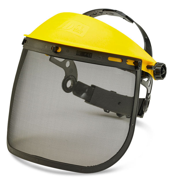 Beeswift Steel Mesh Visor 8" - Protective Face Shield, Steel Mesh, Adjustable Fit