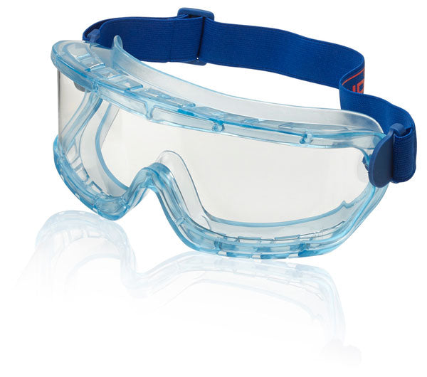 B-Brand Premium Blue Frame Goggle - Anti-Fog, UV Protection, Comfortable Fit