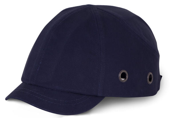 Short Peak Safety Baseball Cap Navy - Protective Workwear Headgear