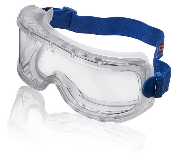 Enhanced Safety B-Brand Wide Vision Anti-Mist Protective Goggles - Crystal Clear Visibility & Comfort