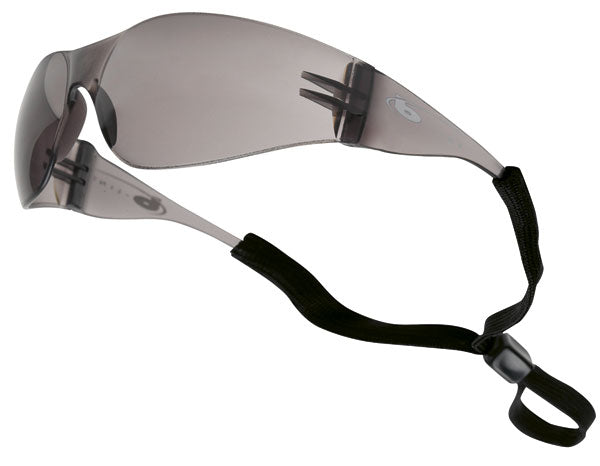 Bolle B-Line PC Frame Smoke Safety Glasses - Lightweight, Impact Resistant, Protective Eyewear