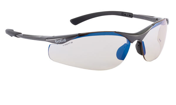 Bolle Contour ESP Lens Safety Glasses - Wraparound, Impact Resistant, Eye Protection