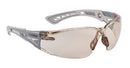 Bolle Rush+ Go Green Platinum Copper Safety Glasses - Eco-Friendly, Anti-Fog Lens with Copper Tint