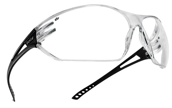 Bolle Slam PC AS AF Clear Safety Glasses - Anti-Scratch, Anti-Fog Eye Protection